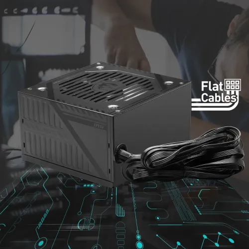 Fonte msi 80 plus bronze de 600w