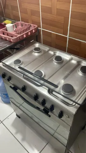 Fogão 6 bocas esmaltec inox
