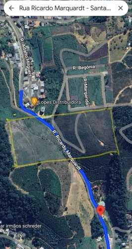 Área Urbana com loteamento aprovado-Santa Maria de Jetiba