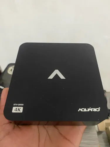  Smart TV Box Aquário 4K - CONTROLE CABO E FONTE 