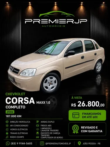 Chevrolet Corsa Sedan 1.0 MPFI 8V 71cv 4P 2006