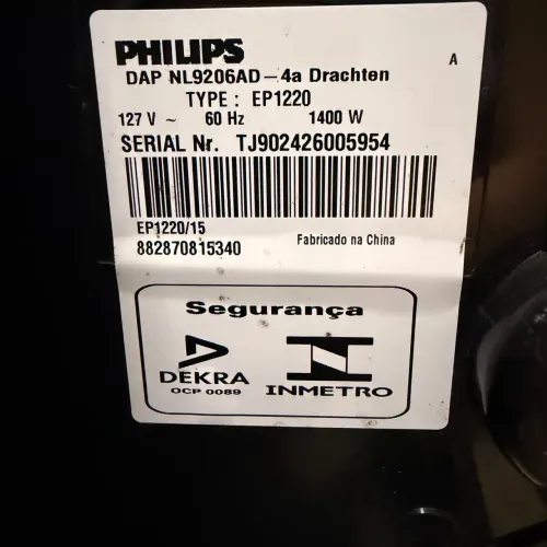 Cafeteira Espresso Philips Walita Série 1200 EP1220/15 - 127V