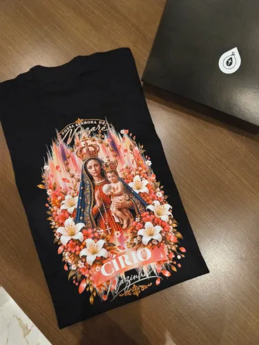 Estampa Círio - camiseta Premium 100% algodão