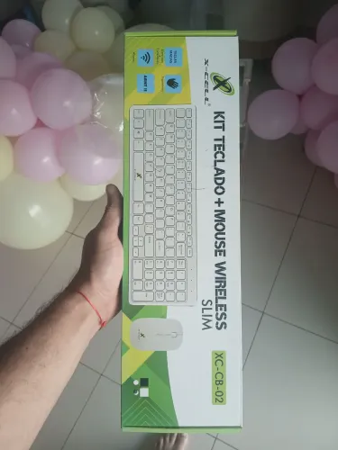 KIT TECLADO + MOUSE SEM FIO X-CELL XC-CB-02