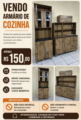 Vendo armário de cozinha