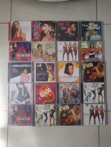 Cds da Ivete Sangalo originais e banda Eva 