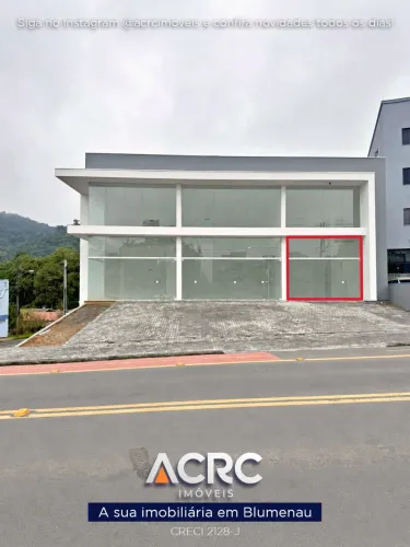 ACRC Imóveis - LJ00563 - Loja Comercial para Locação no Bairro Velha em Blumenau