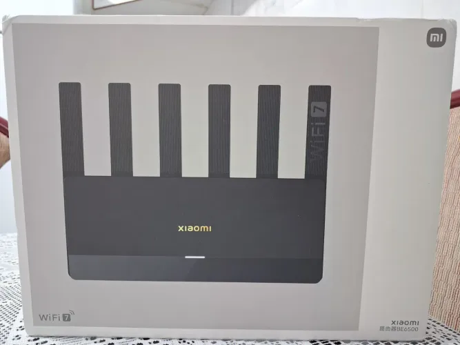 Roteador Xiaomi BE6500, Wi-Fi 7, Dual Wan, Versão Chinesa