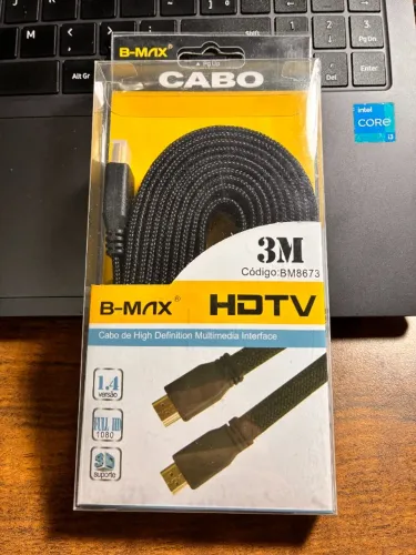 Cabo HDMI B-Max 3metros Full HD com suporte 3D