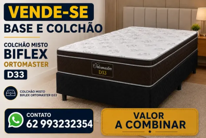 Colchão e base de cama