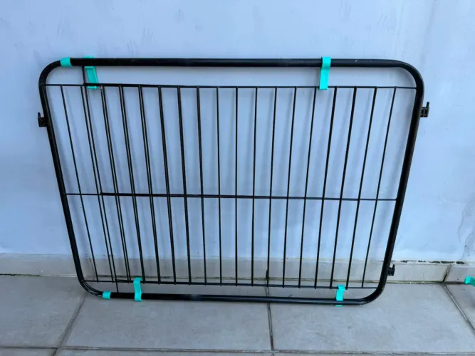 Portão expansivo 99-165cm aço preto 