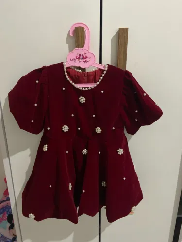 Vestido infantil importado 1/2 anos