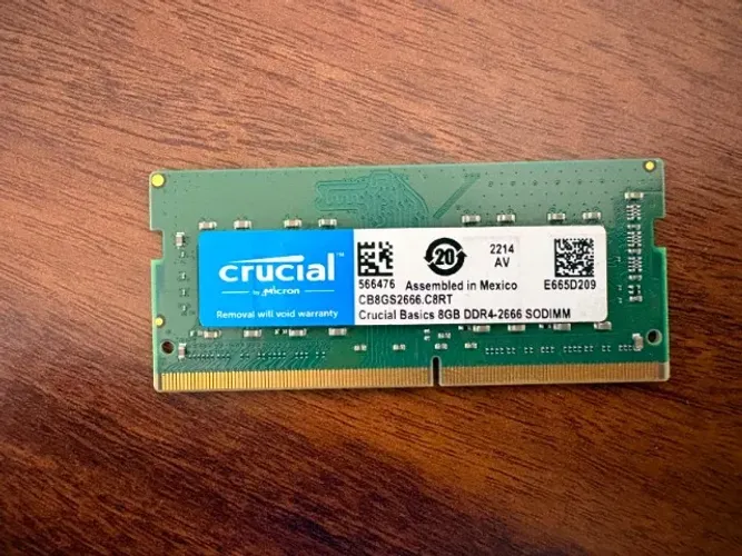 Memoria crucial 8gb ddr4 2666 - Notebook