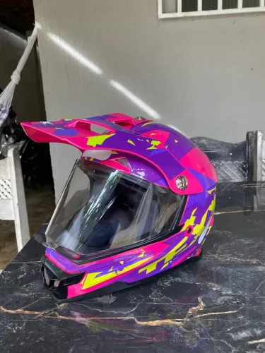 Capacete motocross feminino Texx