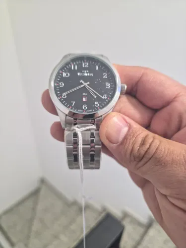Relógio Technos Classic Steel Prata 46mm Original | Impecável