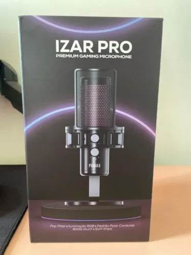 Microfone Pichau Izar Pro PFT, RGB.