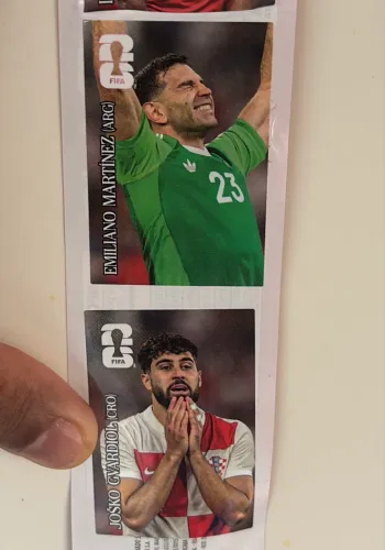 Figurinha da copa coca cola