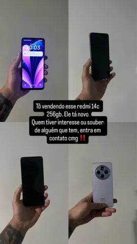 Vendo celular redmi 14c 256GB NOVO