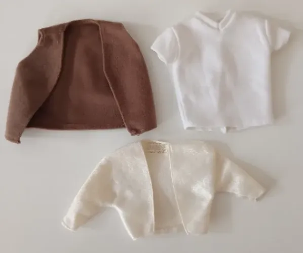Kit - Roupa Para Bonecas(os) (Antigas) - 3 Peças