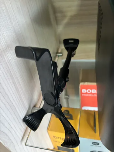 Suporte fixo celular carro cinzeiro com carregador usb