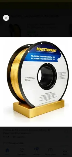 Filamentos PLA e PETG da Masterprint 1Kg 1.75mm Várias cores