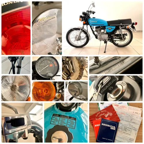 1982 Honda CG 125 Azul  