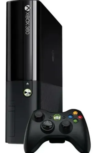 Xbox 360 super slim com HD e jogos