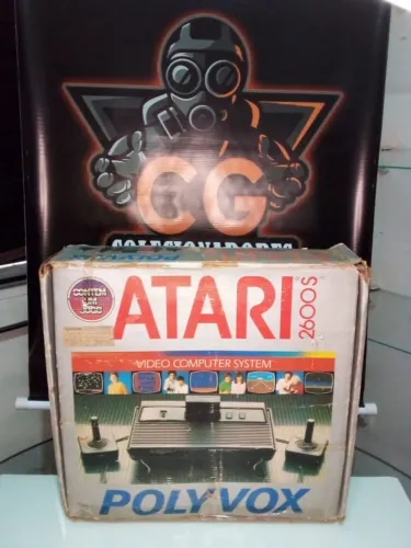 Console Atari 2600 - Polyvox (Versão Brasileira) - Completo com Caixa Original
