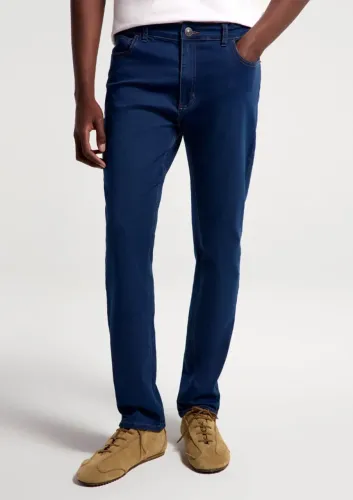 Calça Jeans Masculina Skinny Soft Touch - Azul - Tam 46
