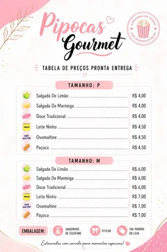 Pipocas Gourmet