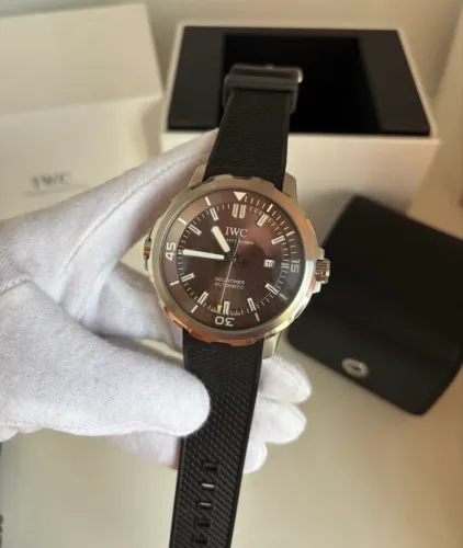 Relógio IWC Aquatimer Automatic Marrom 44mm Linha Prem AAA+ Vidro Safira