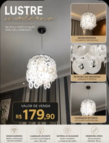 Luminária pendente