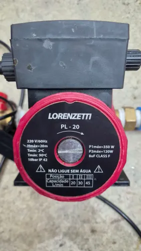 Pressurizador Lorenzetti PL20
