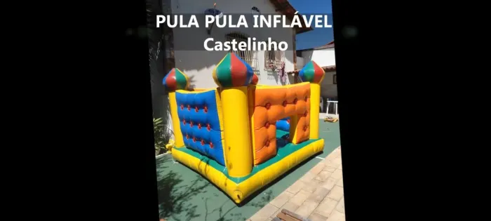 PULA PULA CASTELINHO INFLÁVEL 3x3M C/ MOTOR!