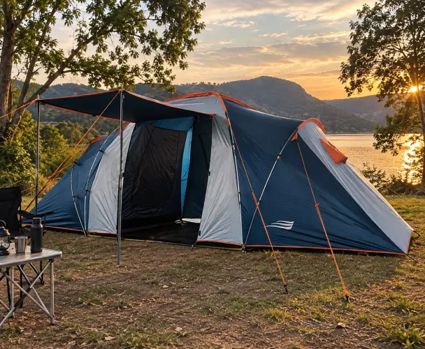 Barraca acampamento Explorer GT NTK Náutica 6 pessoas acampamento Camping 2 quartos