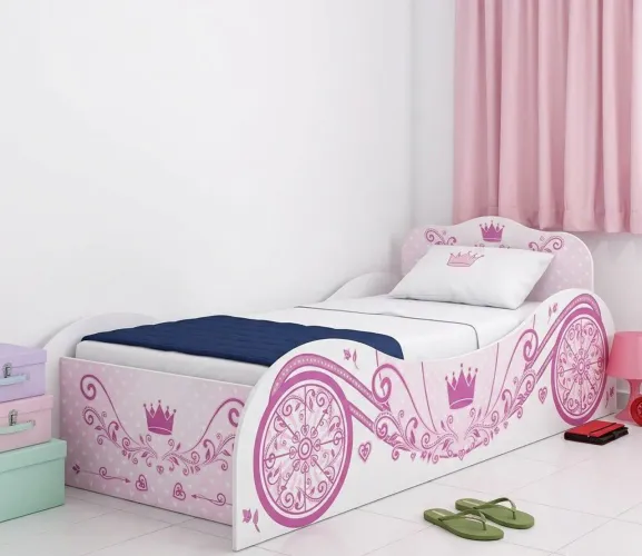Cama solteiro infantil juvenil / solteirão carruagem Kappesberg
