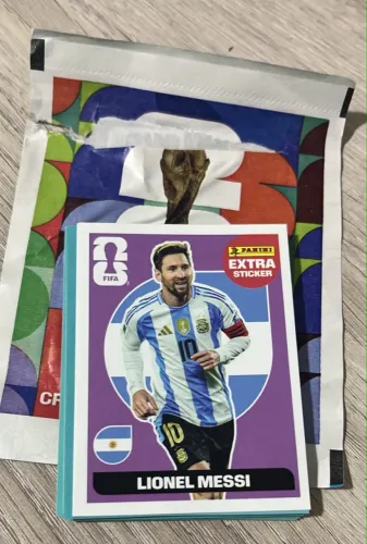 Figurinha Legend Roxa Lionel Messi Extra Copa 2026 Panini