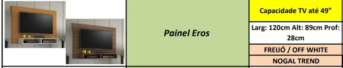 PAINEL DE TV ATÉ 49'' - MONTO E ENTREGO HOJE MESMO