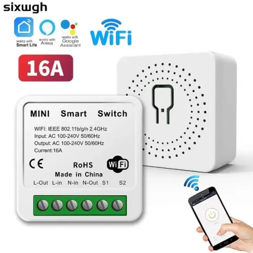 Interruptor Wifi Inteligente Automação 16a Alexa Tuya