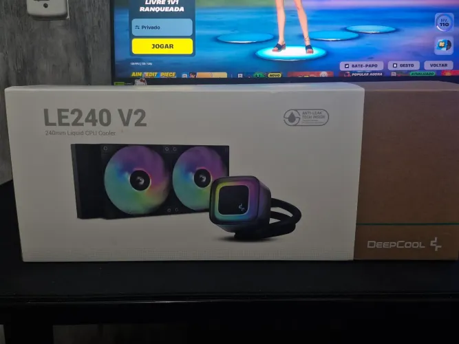 Water cooler deepcool le240 v2 Novo nunca usado