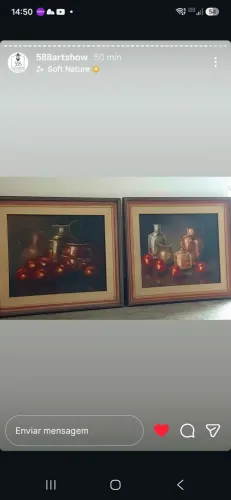 Telas do artista plástico RAUL DI VICENSIO