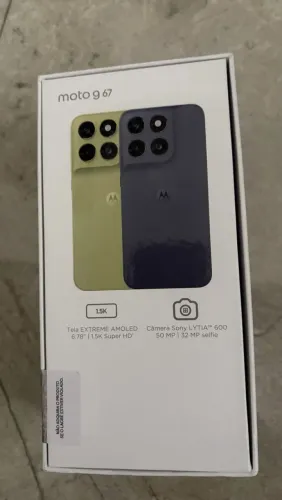 Smartphone Motorola Moto G67 5g - 256g chumbo