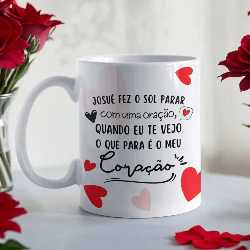 Canecas românticas frases bíblicas 