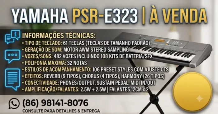 Teclado Yamaha