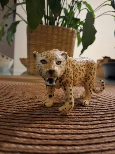 Onça pintada schleich 2006 versão ataque 11cm