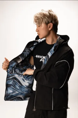 CASACO SHUI OVERSIZED NYLON TRACKSUIT RACING