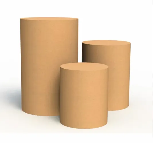 Kit Trio de mesas Cilindro Liso MDF - Venda 