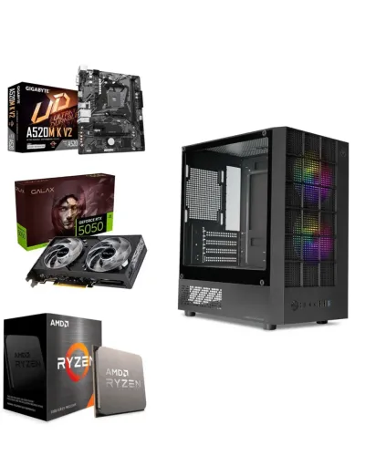 PC GAMER RYZEN 5 5500 + RTX 5050 + 16GB DDR4