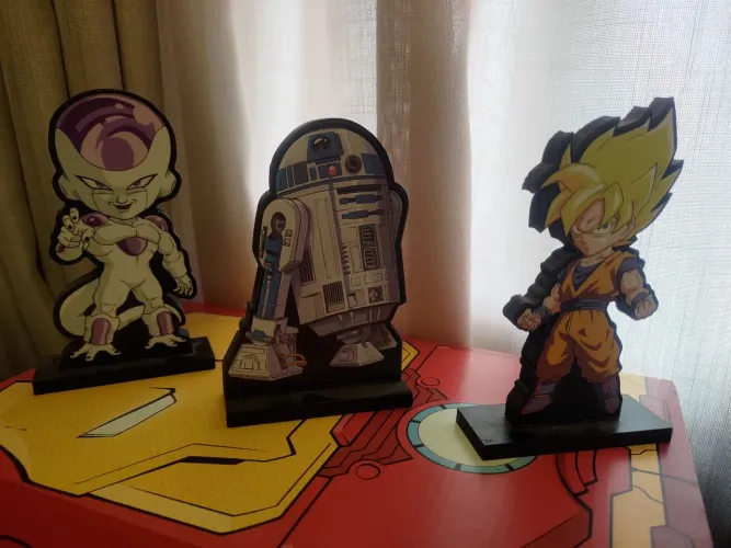 Miniaturas Dragonball Z e Star Wars 