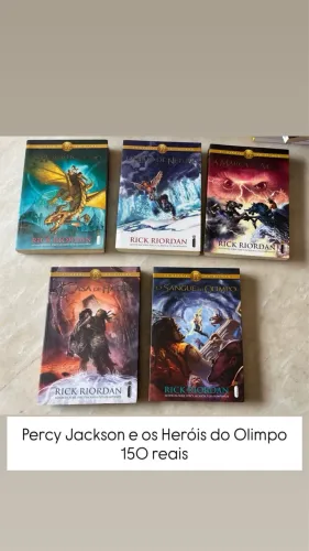 Box Percy Jackson e Os Heróis do Olimpo